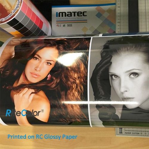 Papel fotográfico RC brillante