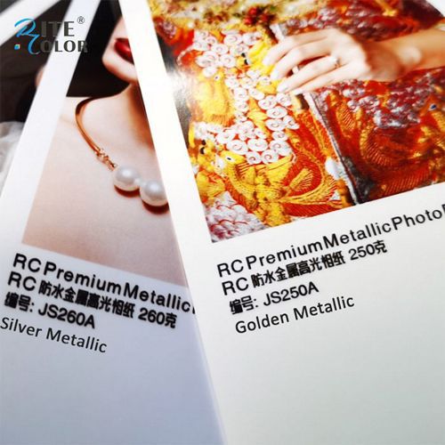 Papel fotográfico RC metálico