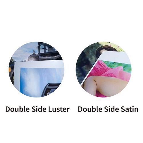 Papel fotográfico de doble cara