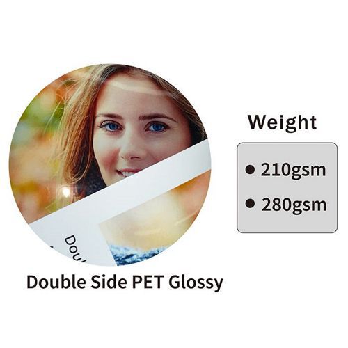 Papel fotográfico de doble cara